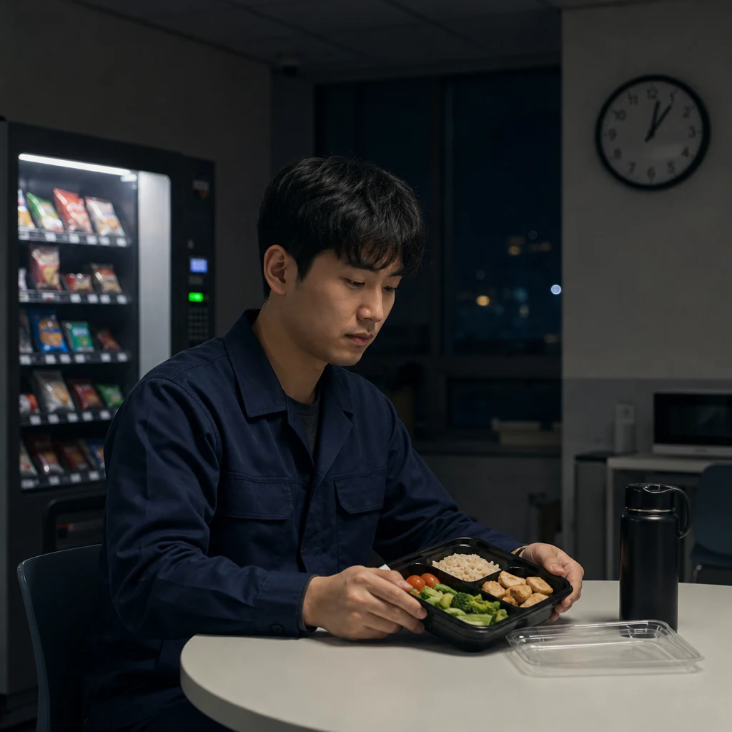 야간 근무 때 폭식하는 사람은 다이어트 식사 시간을 어떻게 잡나요?