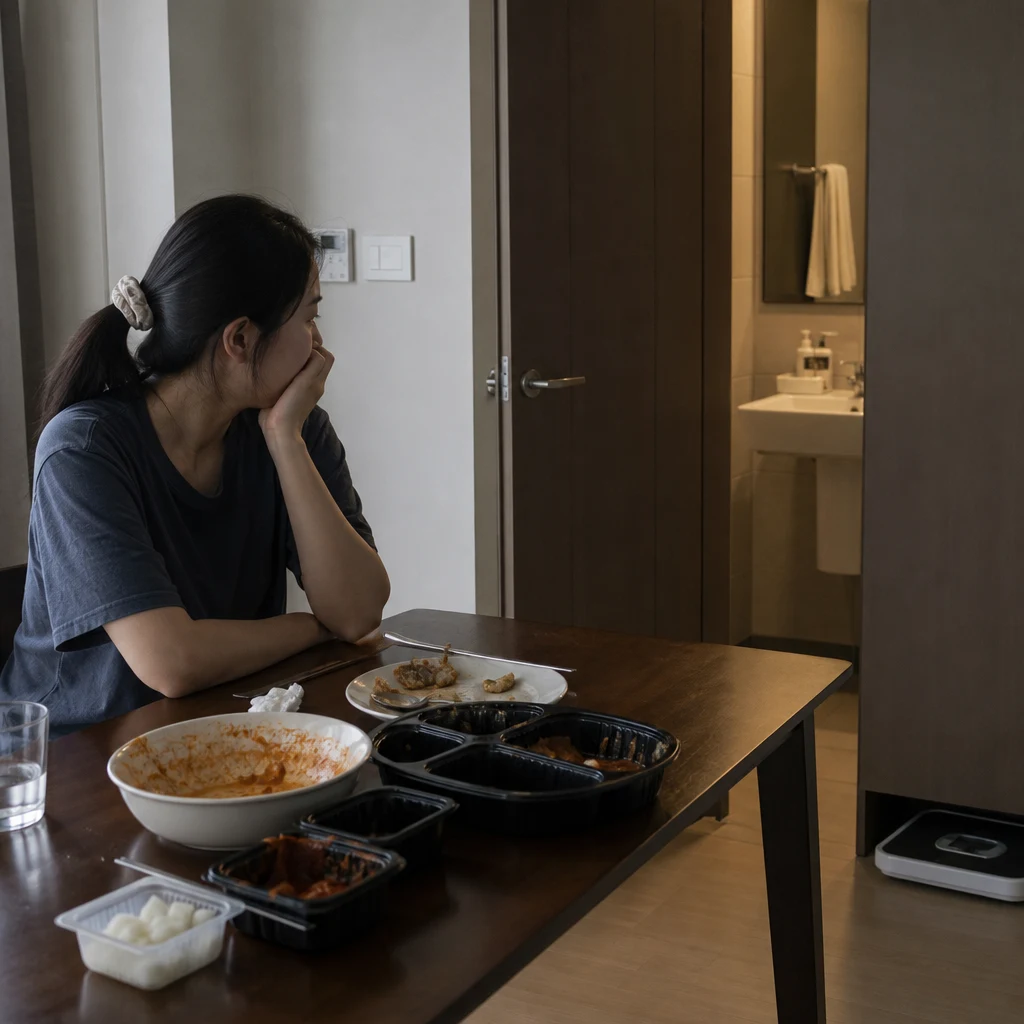 폭식 후 토하는데 다이어트를 계속하면 섭식장애일 수 있나요?